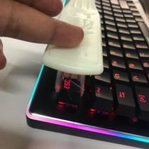 Keyboard brush Internet cafe special mechanical keyboard gap cleaning concave soft and hard bristles dust sweeping artifact non-electric worker