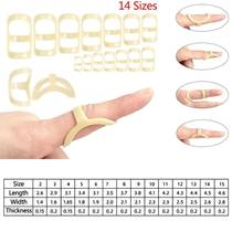 Size 2-15 Finger Splint Brace Protector Adjustable Broken Fi
