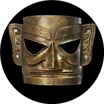 Triple Star Stack Mask High Reduction Chinese Retro Fashion Show To Blame Prom Party Mask for Halloween Adult facebook