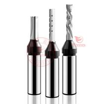 Shufeng strengthened 2-edged three-edged double-veneer spiral blade woodworking particle density board cutting knife straight knife clear bottom slotting