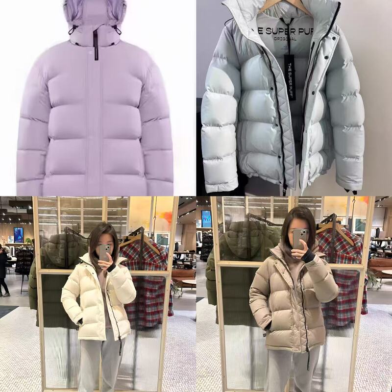 Aritzia Canadian White Goose down Jacket Hooded Winter New Thickened Warm Winter Coat for Men and Women