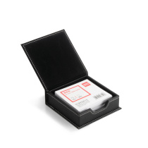 Business Leather Desktop Sticky Note Organizer Sticky Note