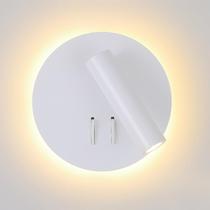 Nordic LED Wall Lamp with switch 3W spotligh 6W backlight fr