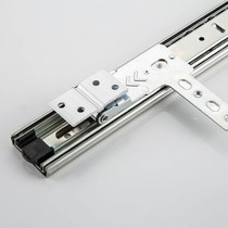 推拉镜子导轨活动旋转静音衣柜滑轨寸加厚镜镜轨三折14