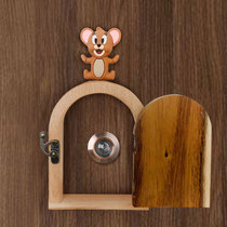 Cats eye blocking cover for large security doors hole blocking artifact creative door mirror hole decoration protection sticker solid wood