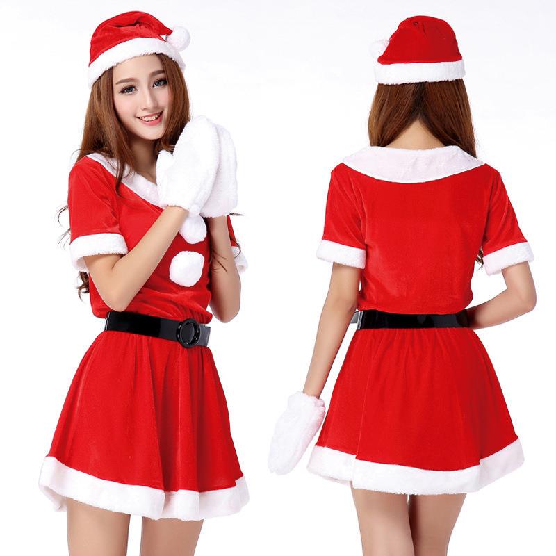 New Christmas Performance Costumes Role-Playing Cosplay Costumes Sexy Santa Claus Costumes for Women