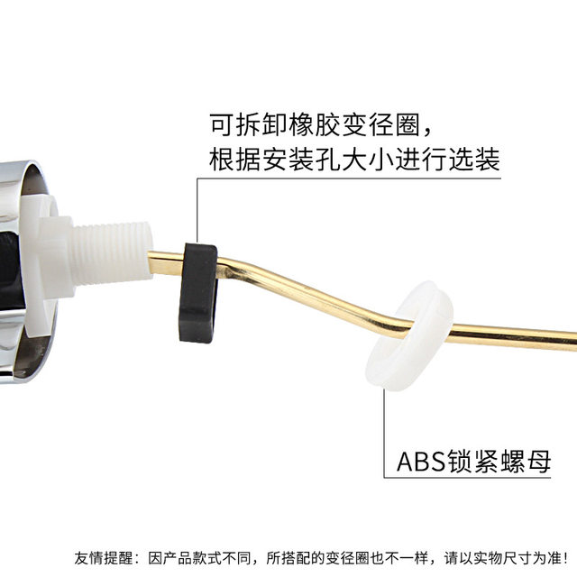 Suitable for American standard old-fashioned split toilet tank wrench front and side handles copper switch toilet tank accessories