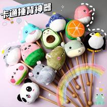 Golf massage hammer silicone spring massager multifunctional back hammer meridian tapping fitness hammer