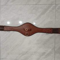 2024 New Products 2024 New Imported British Breast Guards Obstacle Belly Belt Genuine Leather Horse Belly Belt Saddle Accessories Lu