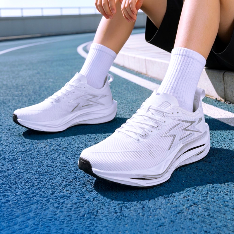 Military Training Special Carbon-Free Board White Running Shoes for Male Junior High School Students and Teenagers Summer Mesh Breathable Sports White Shoes Military Training Special Carbon-Free Board White Running Shoes for Male Junior High School Students and Teenagers Summer Mesh Breathable Sports White Shoes