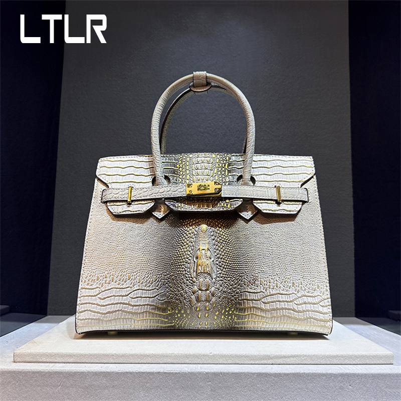 Women's Bag 2026 New Luxury and Elegant Handbag with a Travel Vibe, Crocodile Pattern Brand Crossbody Bag for Women