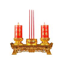 New electronic candle swing led electric wealth real candlestick lamp new scented candle candle stove for long-lasting light
