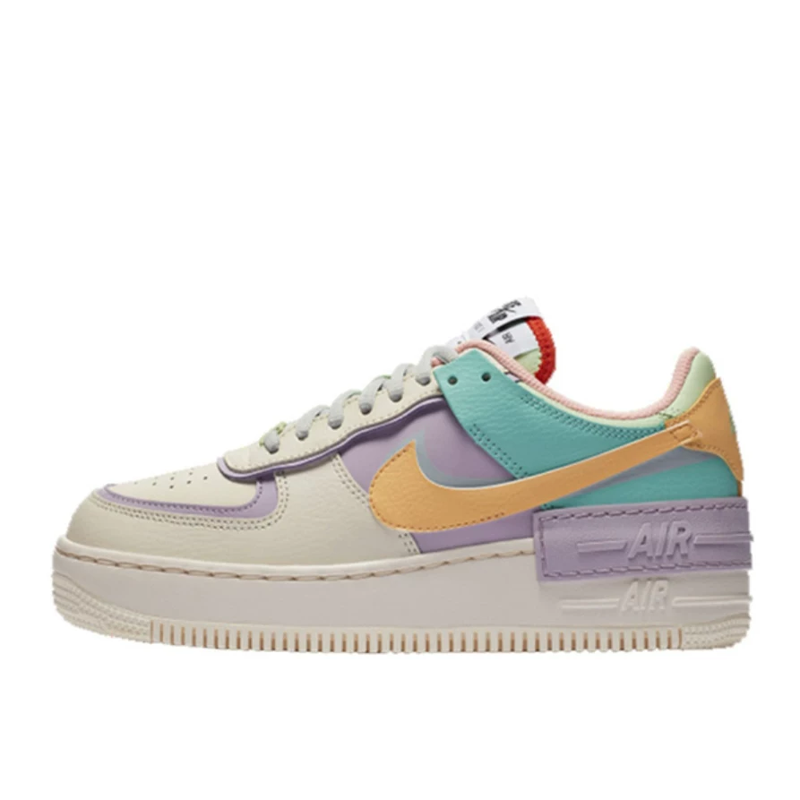 Найк новые женские кроссовки Air Force 1 Air Force One Macaron AF1 низкие кроссовки CW2655