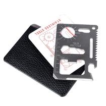 Pocket Tool Credit Card 11 In 1 Portable Outdoor Camping Su