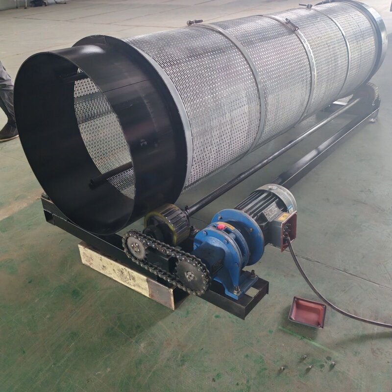 304 Stainless Steel Shaftless Roller Screen for Screening Medicinal Granules, Wood Chips, Sawdust Separator, Peanut and Chili Screening Machine 304 Stainless Steel Shaftless Roller Screen for Screening Medicinal Granules, Wood Chips, Sawdust Separator, Peanut and Chili Screening Machine