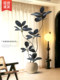 Artistic Decoration for the Entrance and Living Room, Artificial Green Plants for the Sofa Corner and Next to the Tv Cabinet in the Homestay Interior