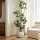 Artificial Green Plant Spathiphyllum, High-End Luxury Indoor Living Room Large Potted Plant, Floor Decoration, Fake Flowers, Artificial Flower Arrangement