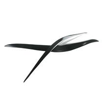 Suitable for 14-202 series two-door F22 F23 F87 M2 bright black resin modified headlight eyebrows
