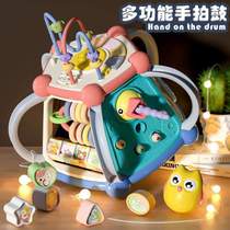 Educational 1 year old toy 78 hand pat 2 month baby hexahedron pat baby music drum 0 children 6 early education