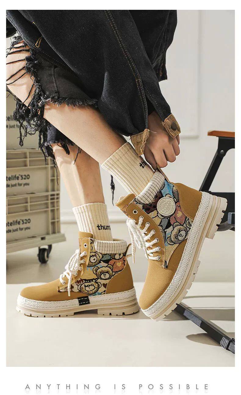 берцы cyytl 2023 mens boots casual shoes cowboy military platform OTHER