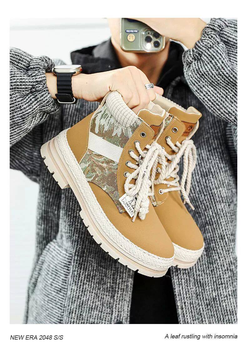 берцы cyytl 2023 mens boots casual shoes cowboy military platform OTHER