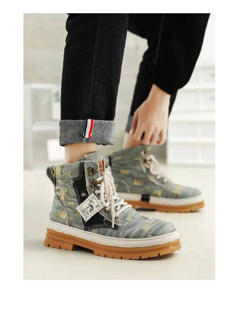 берцы cyytl 2023 mens boots casual shoes cowboy military platform OTHER