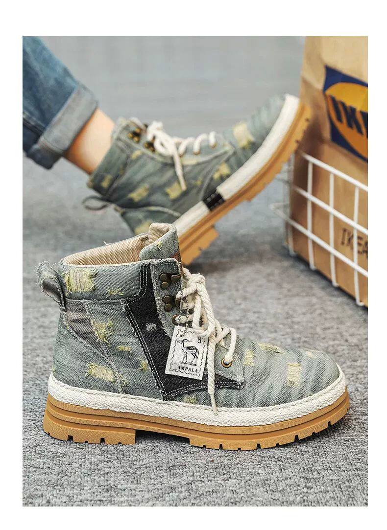 берцы cyytl 2023 mens boots casual shoes cowboy military platform OTHER