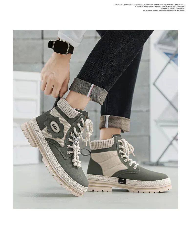 берцы cyytl 2023 mens boots casual shoes cowboy military platform OTHER