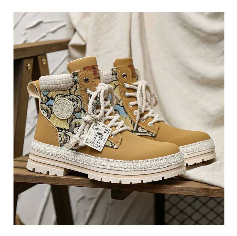 берцы cyytl 2023 mens boots casual shoes cowboy military platform OTHER