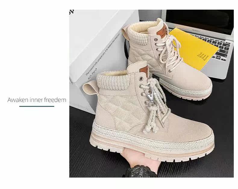 берцы cyytl 2023 mens boots casual shoes cowboy military platform OTHER