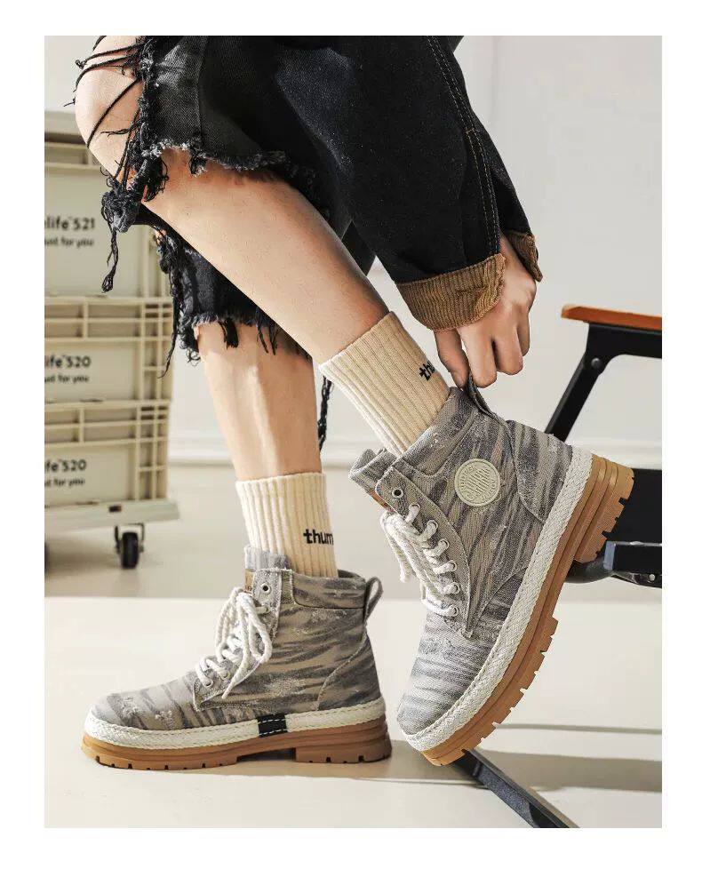берцы cyytl 2023 mens boots casual shoes cowboy military platform OTHER