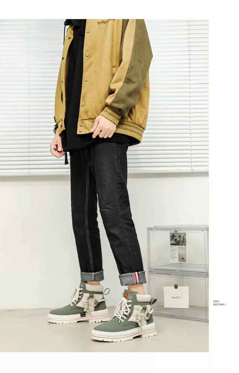 берцы cyytl 2023 mens boots casual shoes cowboy military platform OTHER