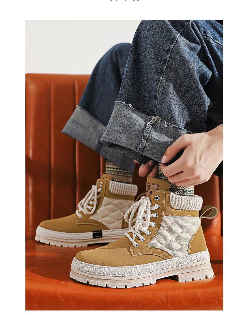 берцы cyytl 2023 mens boots casual shoes cowboy military platform OTHER