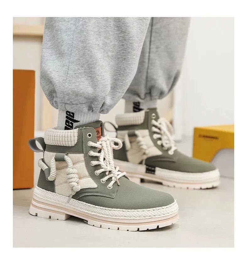 берцы cyytl 2023 mens boots casual shoes cowboy military platform OTHER