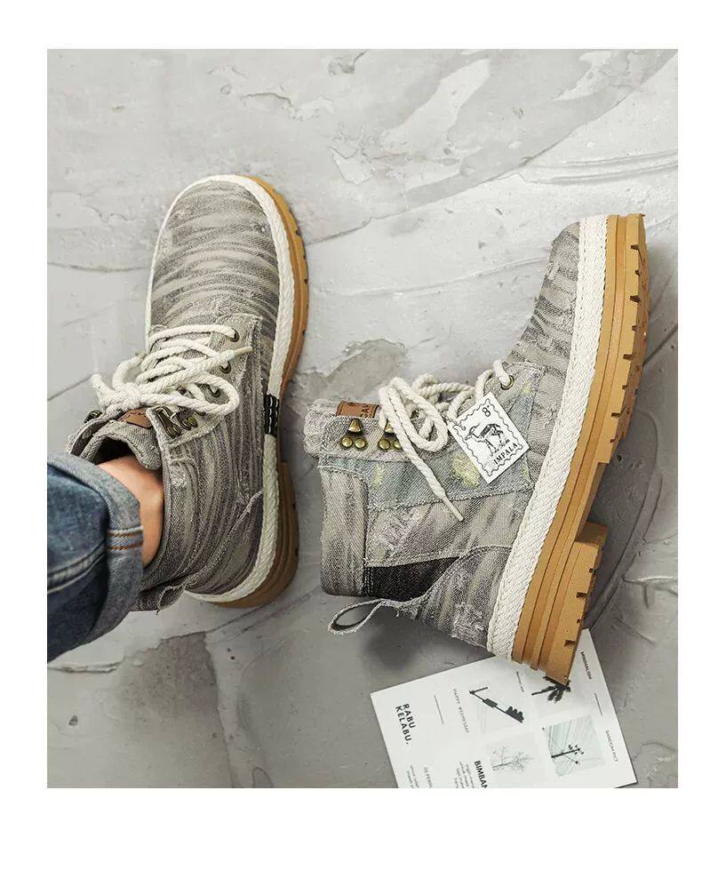 берцы cyytl 2023 mens boots casual shoes cowboy military platform OTHER