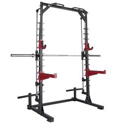 Half-Frame Smith Machine Trainer, Home Pull-Up Barbell, Squat Bench Press, Multi-Functional Equipment