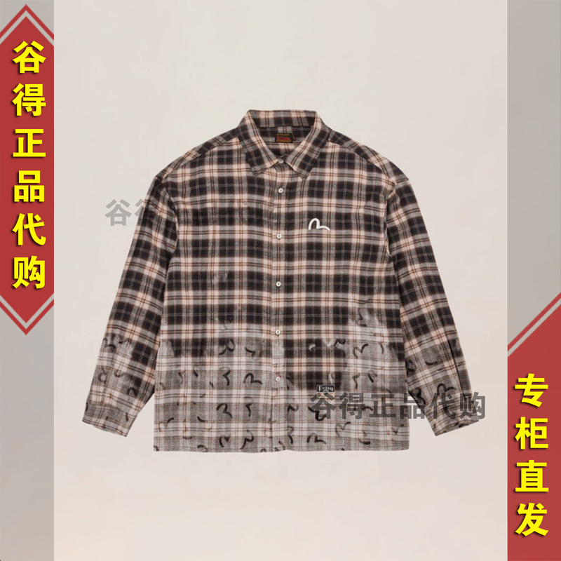 Evisu 2026 Autumn/Winter Men's Seagull Embroidery Long Sleeve Shirt 2Eahtm6Sl1132Rxct Evisu 2026 Autumn/Winter Men's Seagull Embroidery Long Sleeve Shirt 2Eahtm6Sl1132Rxct