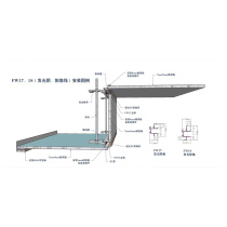 Integrated Ceiling Cellular plate accessories Luminous Overcast Angle Line Yang Angle Wire Profile 7 Centicm. 9 Accessories