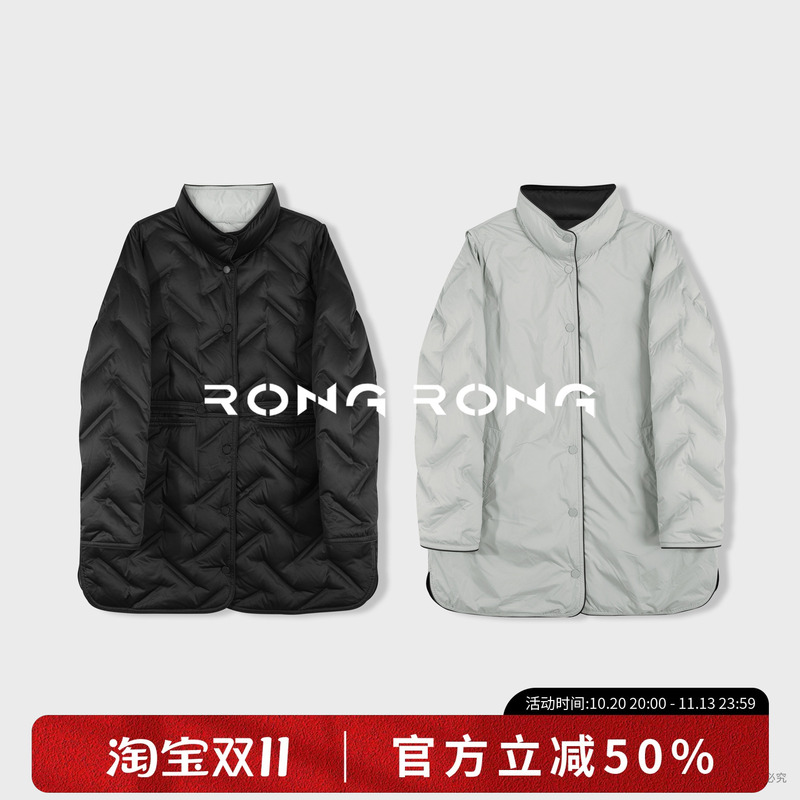 Rongrong【Amber Warm Light】Rongrong95 Polish Kruda White Goose down Anti-Pilling down Jacket Xlyp1983