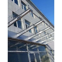 Customizable awning steel beam corbel bracket glass awning accessories carbon steel and 304 material H-shaped steel structure in stock