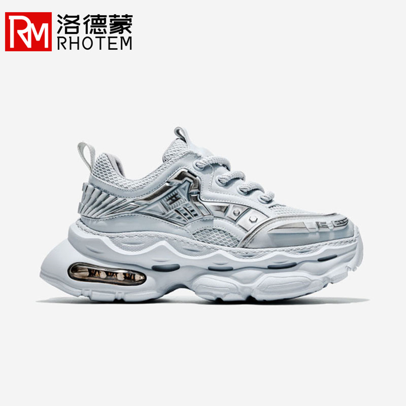 Lodemon Dad Shoes Men's Summer New Mesh Shoes Sports Casual Shoes Versatile Running Shoes Retro Breathable Men's Shoes