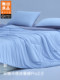 Muji Cooling Ice Silk Summer Quilt Machine Washable Air Conditioning Quilt Core Summer Student Dormitory Single/Double Thin Quilt