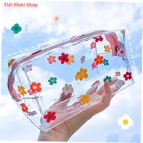 Big Waterproof Transparent Pencil Case PVC Stationery Gift G