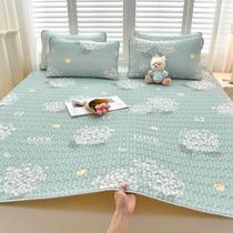 Thailand natural latex sliding mat three-piece set Class A 22646510 grade thickened maternal and infant air-conditioning soft mat machine-friendly