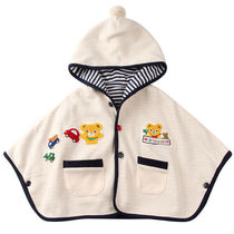 Co-branded Bala Clearance Baby Cloak Spring Autumn Winter Hooded Jacket Pure Cotton Boys and Girls Outing Clothing Baby Windproof