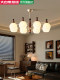 Vintage Living Room Chandelier in the Style of Nature, American Retro, High-End Feel, Main Light for the Hall, Song Dynasty Aesthetics, Whole House Lighting Package