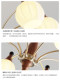 Vintage Living Room Chandelier in the Style of Nature, American Retro, High-End Feel, Main Light for the Hall, Song Dynasty Aesthetics, Whole House Lighting Package
