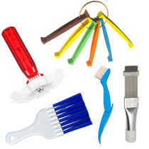 Germany and Japan imported technology Yunbei air conditioning fin comb white fin comb brush dust comb cleaning brush stainless steel