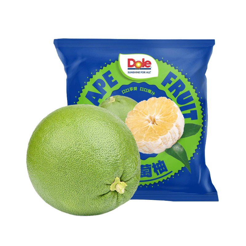 Dole 都乐 青风葡萄柚 净重2斤 约3-4粒 天猫优惠券折后￥9.9包邮（￥13.9-4）
