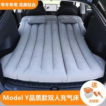 Car inflatable bed Tesla y mattress Model Y special sleeping pad car trunk in-car sleeping artifact